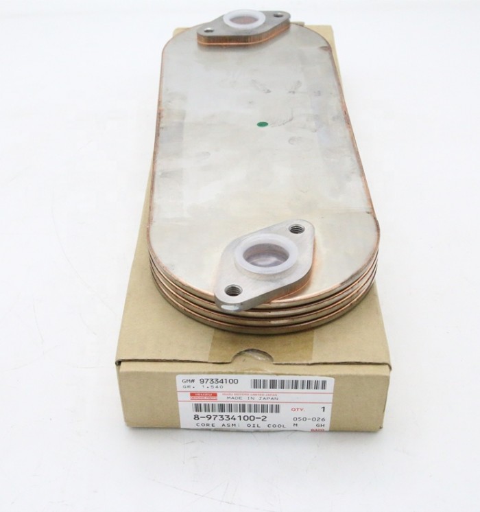 Теплообменник Isuzu NQR 75 4HK1 (радиатор маслоохладителя)